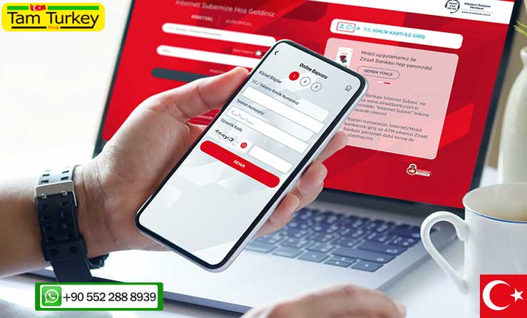 Ziraat Internet Bank application of Turkey