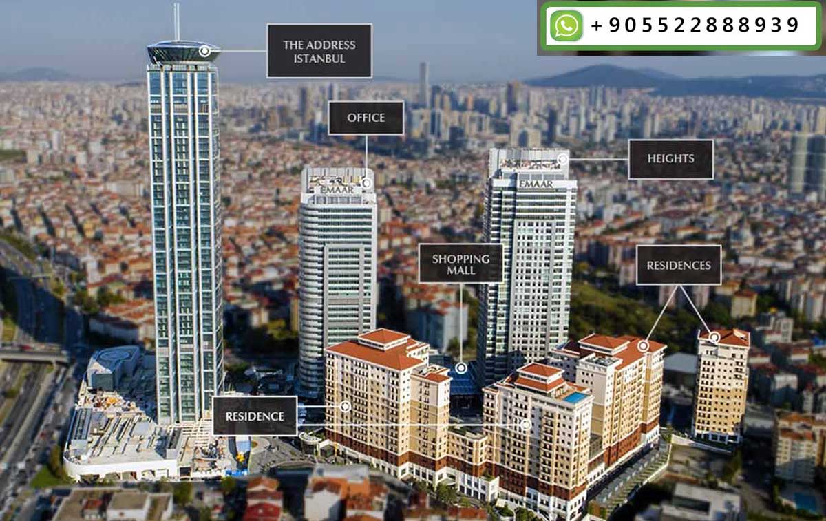 Buying and selling, renting a house in Emaar Istanbul